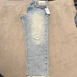 GAP Factory Kids Light Blue Distressed Jeans